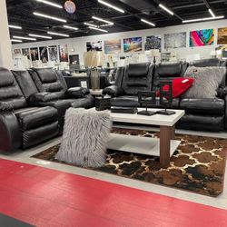 Reclining Sofa And Love Seat In Stock For Immediate Delivery 