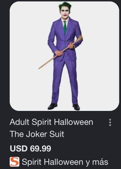 Joker Halloween costume