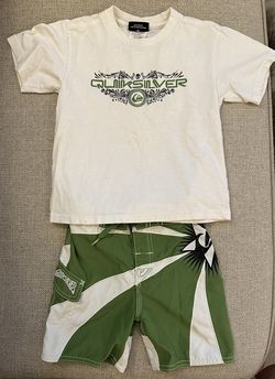 Quiksilver Toddler Boardshorts & Matching Tshirt - Size 2T