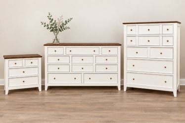 Beautiful Refinished 3 piece Dresser Set