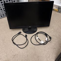 1080p Monitor With Cables  