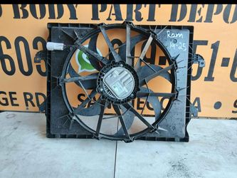 2 O 19 2020 2021 2022 2023 2024 2025  DODGE RAM 1500 RADIATOR COOLING FAN W /MODULE ASSEMBLY OEM