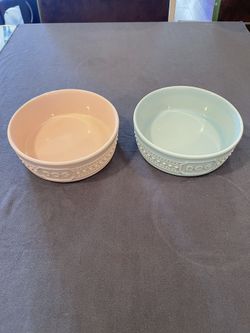 Matching Dog Bowls