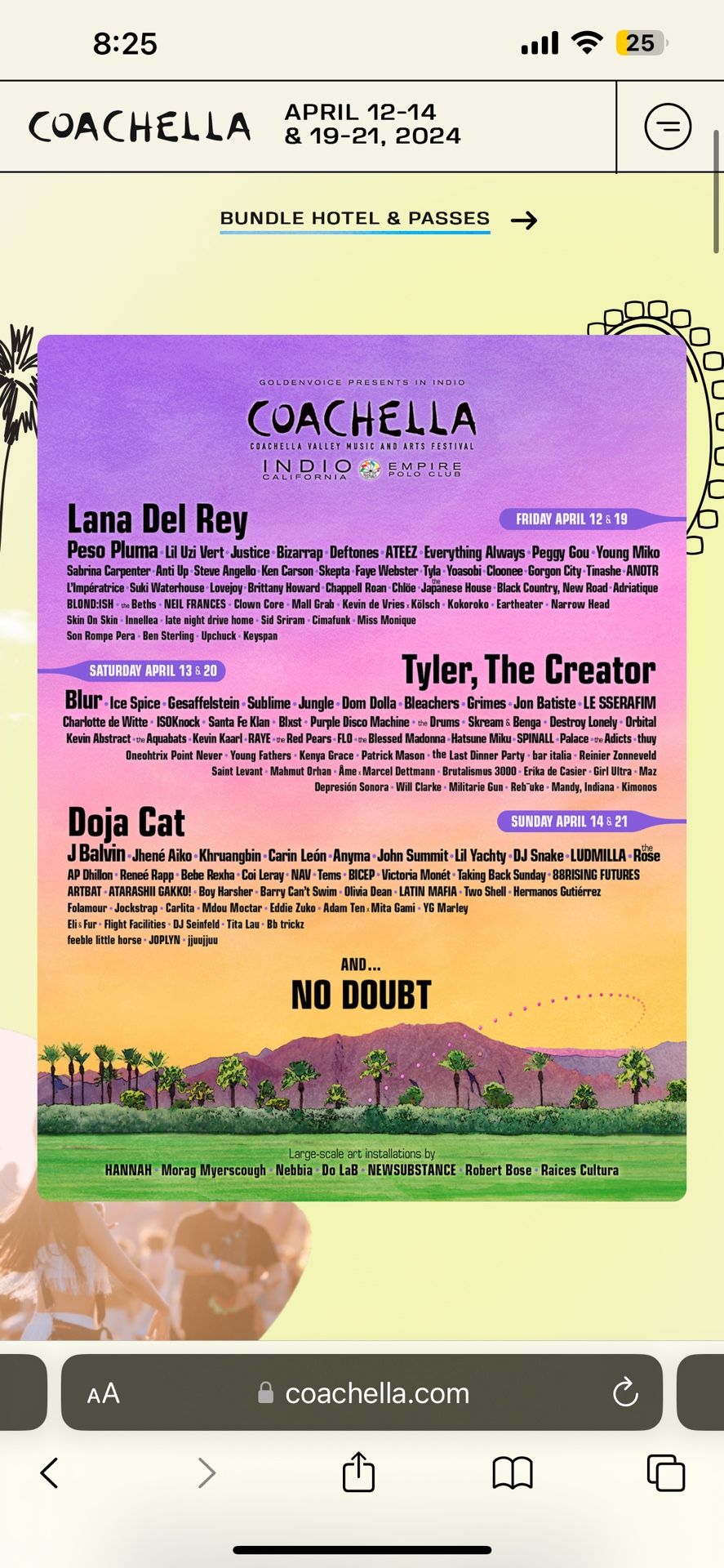 ISO Coachella Weekend 2 Friday ONLY Wristbands