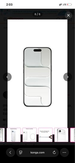 iPhone 17 Air 256GB - Thinnest iPhone Ever - Unlocked - Like New