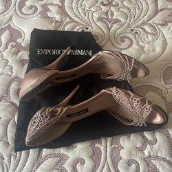 Giorgio Armani Heels Pumps W/ Dust Bag