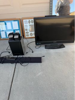 Sound bar and tv