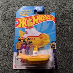 Hot Wheels Bundle  Mario Standard Kart 2021, Barbie 1956  Pink Corvette,  Beatles Yellow Submarine, Snoopy, Nerve Hammer  See Below