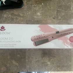 VOLOOM Petite 1” Inch Professional Volumizing Ceramic Flat Iron - Hair Volumizer & Styling Tool 