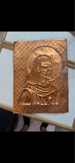 Vintage Copper Wall Art Relief Panels