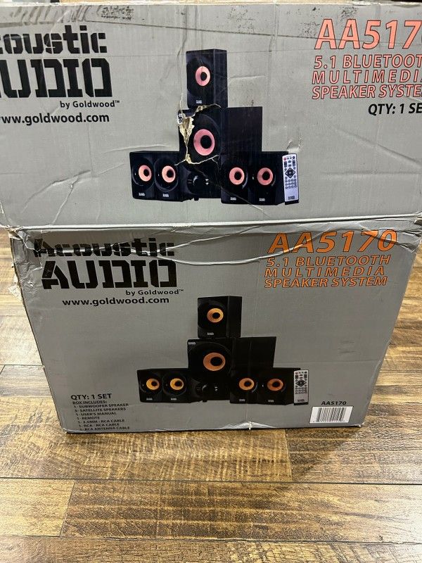 Acoustic Audio AA5170 Home Theater Bluetooth Speaker