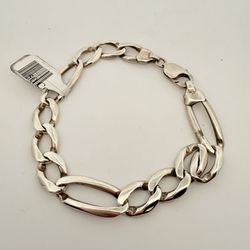 Sterling Silver Figaro Bracelet