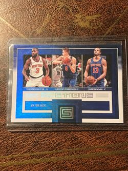 2017-18 Panini Status Factions Joakim Noah Tim Hardaway Jr ⭐️Kristaps Porzingis⭐️ #7 🏀 NEW YORK KNICKS