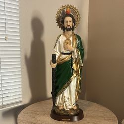 Nuevo San Judas Tadeo Hecho De Resina 