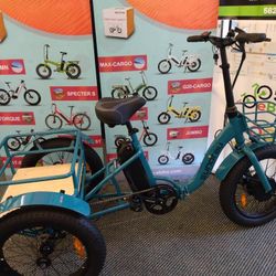 Folding Electric Tricycles E-Trike E-bike 3 Wheel Electric Bike