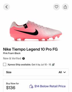 (Nike Tiempo Pro FG) Size 11