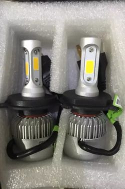 2Pcs Auto LED H1 H3 H7 H8 H11 H4 H13 HB3 9005 HB4 9006 9007 S2 Car Headlight Bulbs COB 72W 8000LM Automobiles Lamp 6500K 12V Luces LED