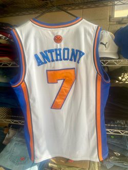 Adidas New York Knicks Carmelo Anthony Jersey Mens XXL White Melo #7