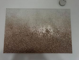 2 cuadro  de glitter