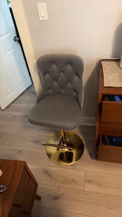 Grey Bar Stool