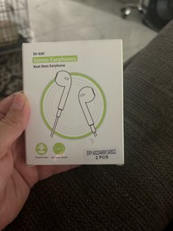 In-Ear Stereo Earphones 2-Pack