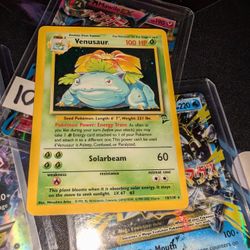 Venusaur Base Set 2 Pokemon Heavy Play 