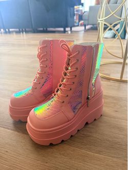 Pink Rave Boots 8.5 W