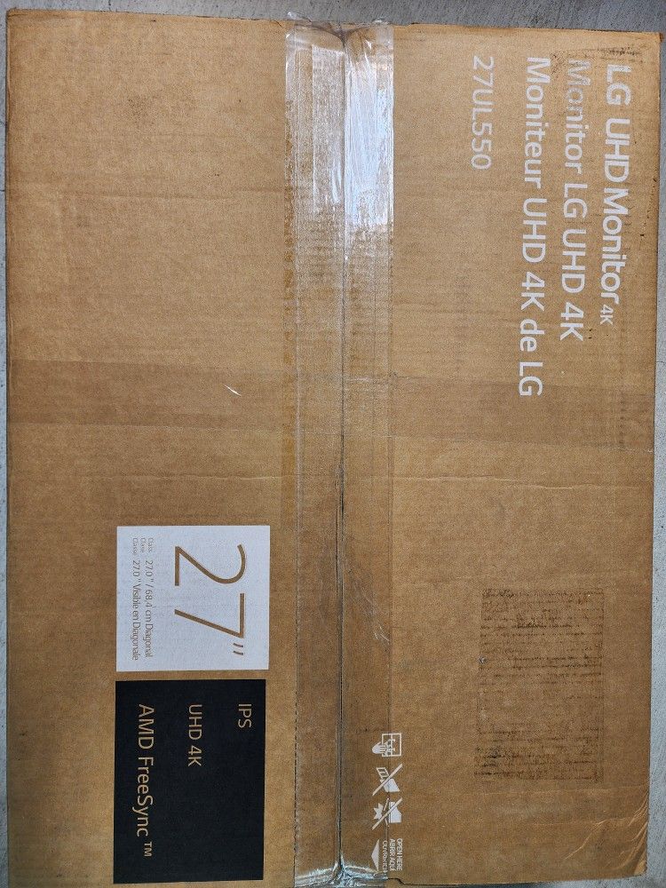 LG 27UL550-W 27 Inch 4K UHD HDR Monitor with Radeon Freesync