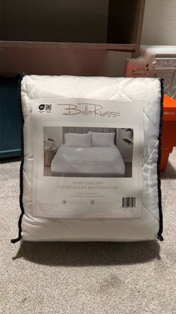 Bella Russo Ivory Dreams Plush Queen Mattress Pad