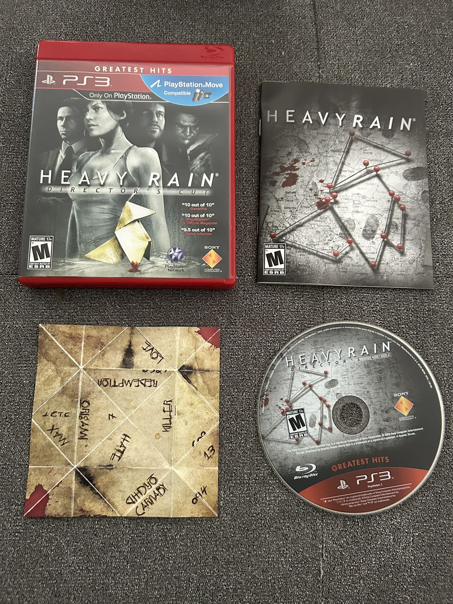 Heavy Rain Sony PlayStation 3 PS3