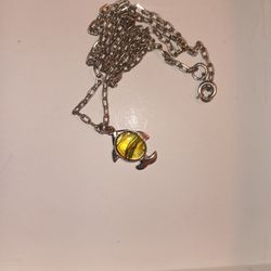 Silver Fish Necklace