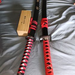 Two Katanas (Non Lethal) Not A Weapon