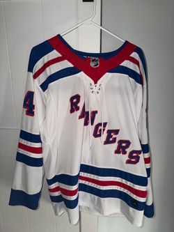 adidas New York Rangers Kaapo Kakko #24 NHL Hockey Jersey White Blue Red