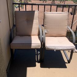 Patio chairs set of four