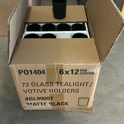 (72) Black Votives (New)