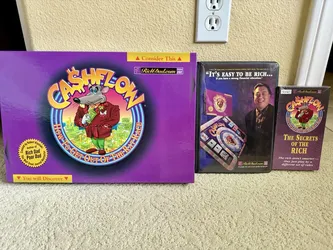 Rich Dad Poor Dad Cashflow 101 Robert Kiyosaki With Bundle VHS Tape And Tape