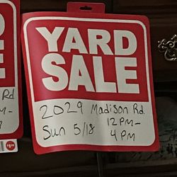 Yard Sale- Over But Still Have A Lot Of Stuff