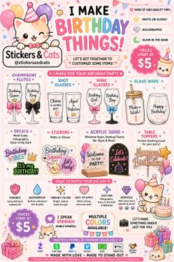birthday items
