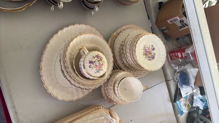 Vintage Floral China Dinnerware Set