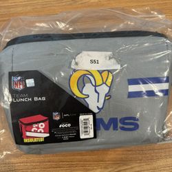 Brand New Los Angeles Rams NFL Licensed Insulated Lunch Bag
