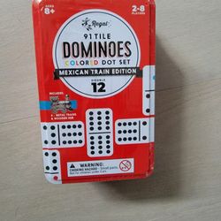 Regel 91 TILES Dominoes Mexican Train Edition Double 12
