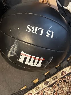 15 pound title workout ball