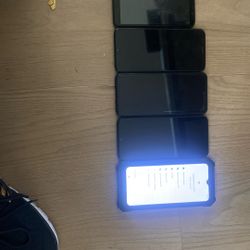 Cell Phones For Sale, As Is, One Powers Up The Rest Maybe For Parts Nokia And Cloud