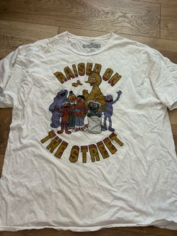 Sesame Street T-shirt I Was Raised On The Street XXL