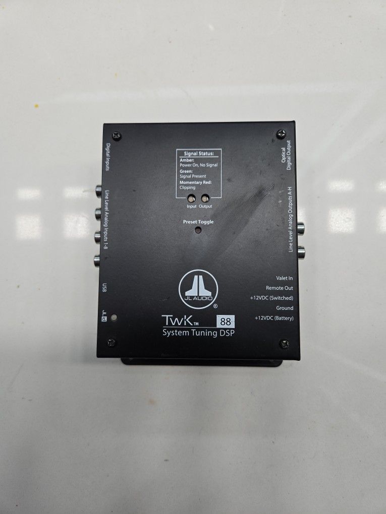 JL AUDIO TWK-88 SYSTEM TUNING 8 CHANNEL DIGITAL SIGNAL PROCESSOR - BASE UNIT ONLY - NO CABLES