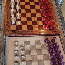 Custom-made Chess Pieces And Chess Board