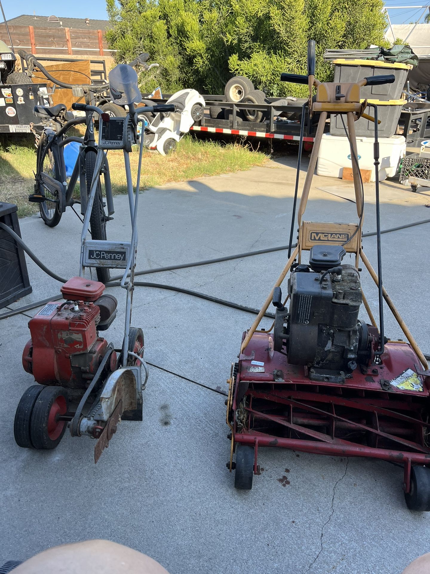 Mclane Mower And Jcpenney Edger