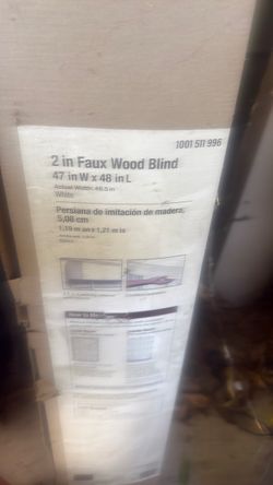 Wood blind