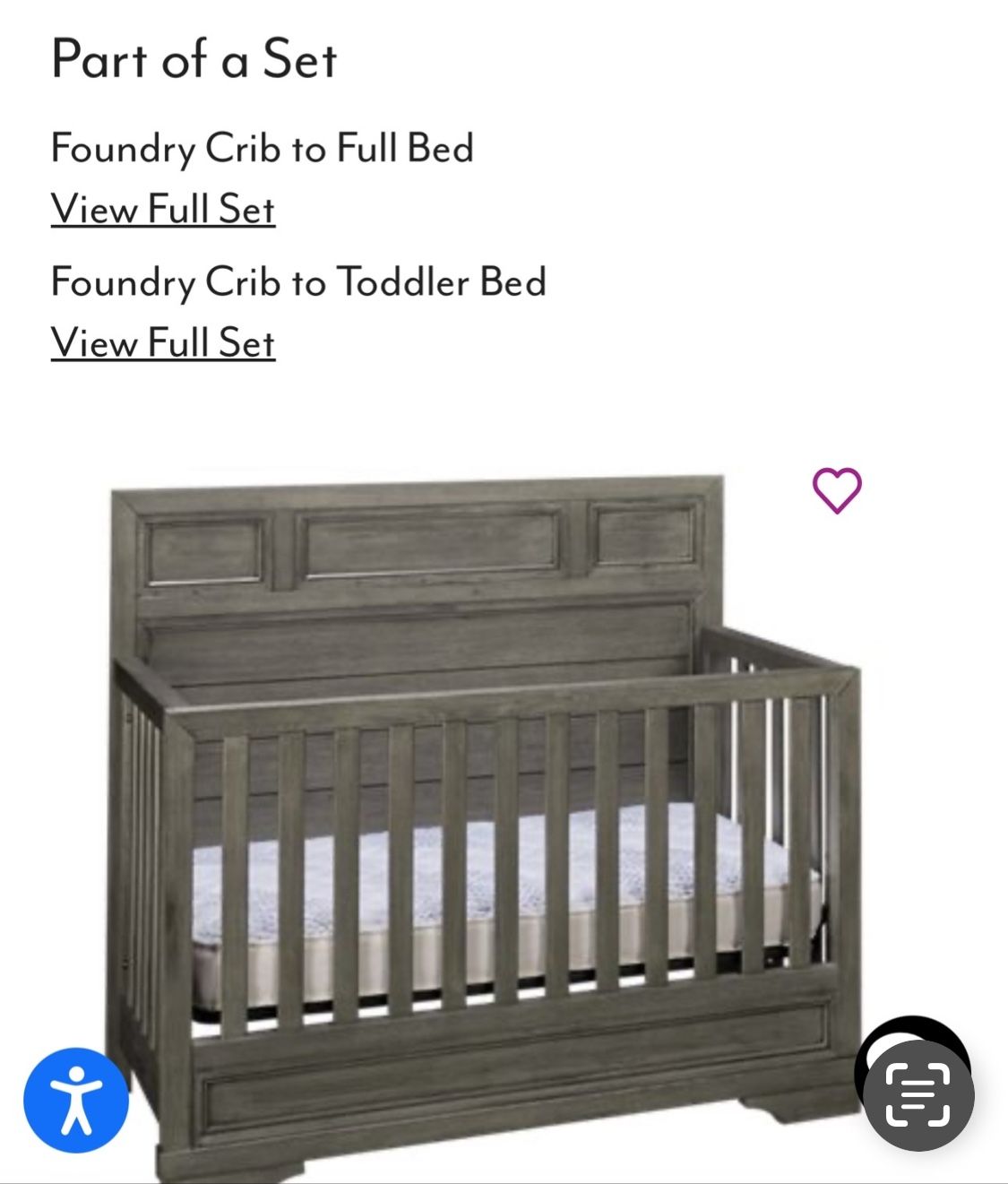 Foundry Crib to Toddler Bed