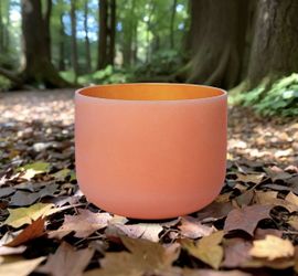 Orange D note singing bowl (sacral chakra)